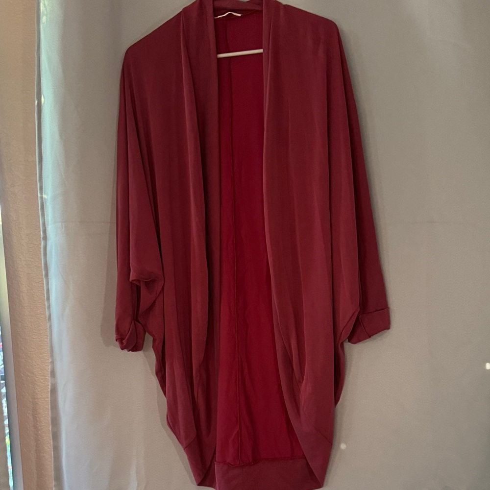 Miami Women's Deep Red Poncho